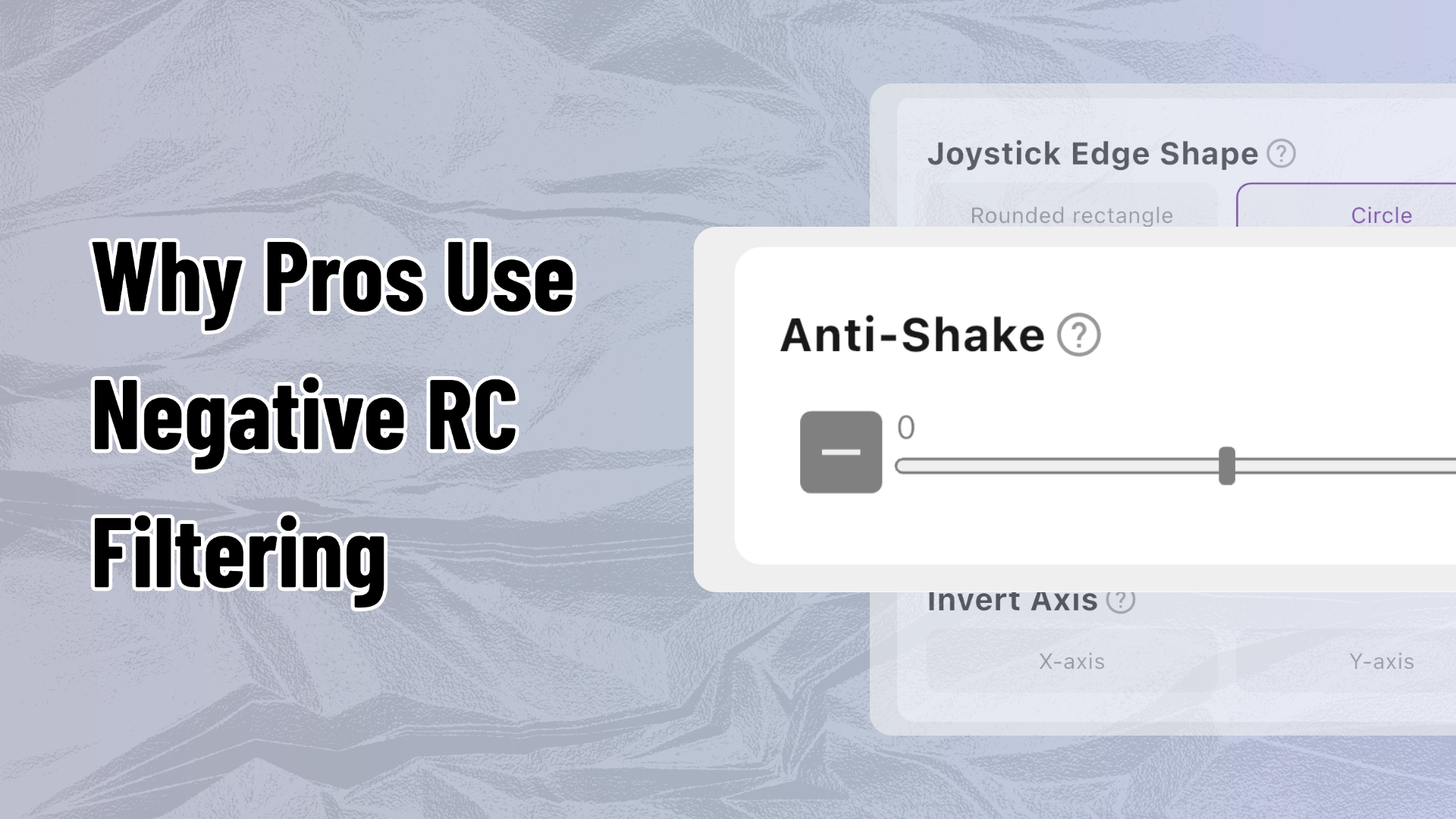 Why Pros Use Negative RC Filtering: The Truth Behind the M&K vs. Controller Debate
