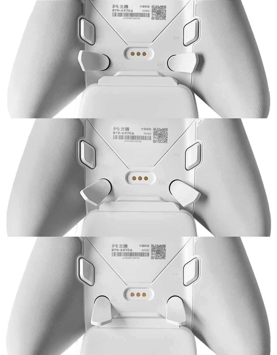 BEITONG Back Paddles (M2/M4) 3D-Printed for KunPeng 70