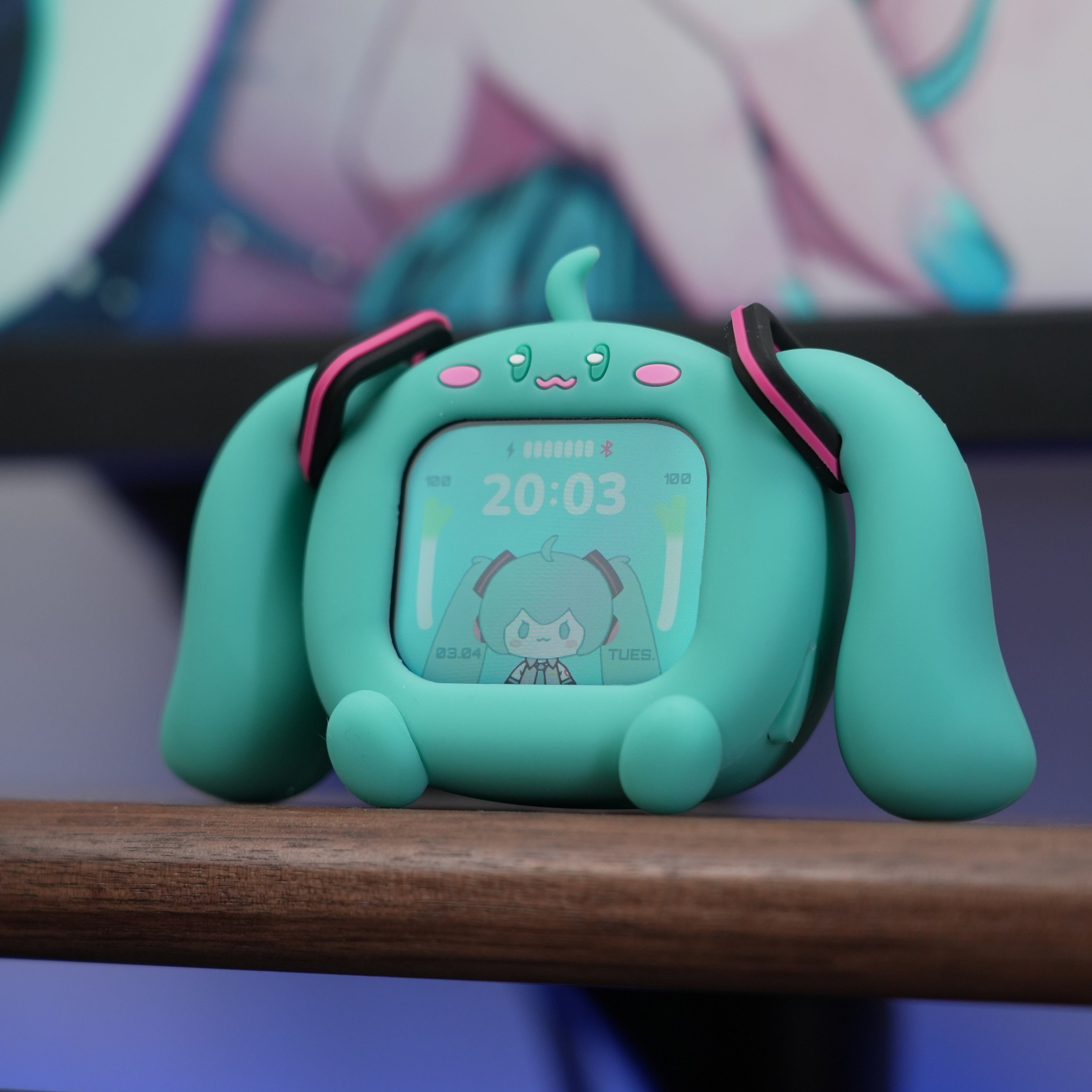 BilibiliGoods Hatsune Miku CUBE FACE LCD Touch Screen Bluetooth Airpods