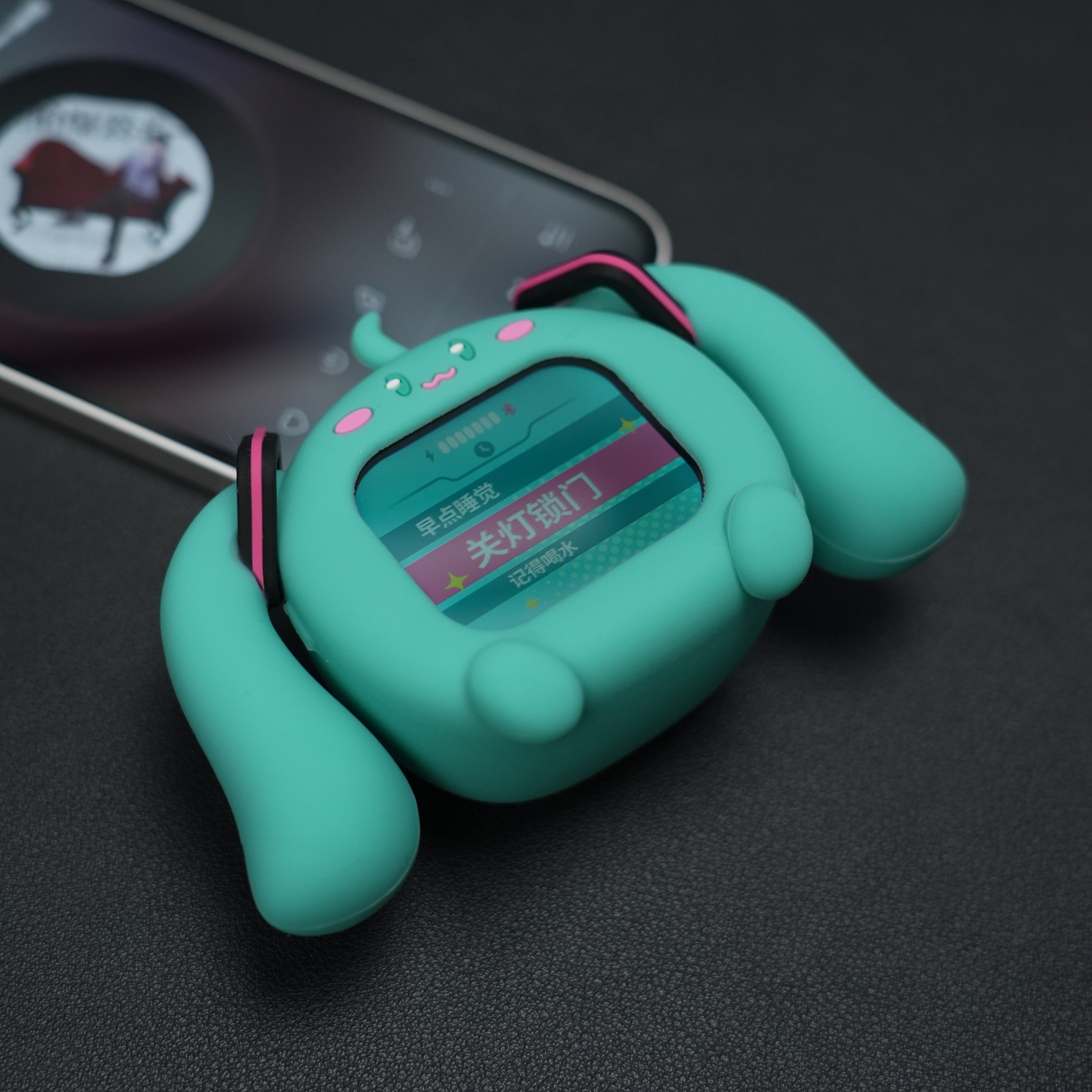 BilibiliGoods Hatsune Miku CUBE FACE LCD Touch Screen Bluetooth Airpods