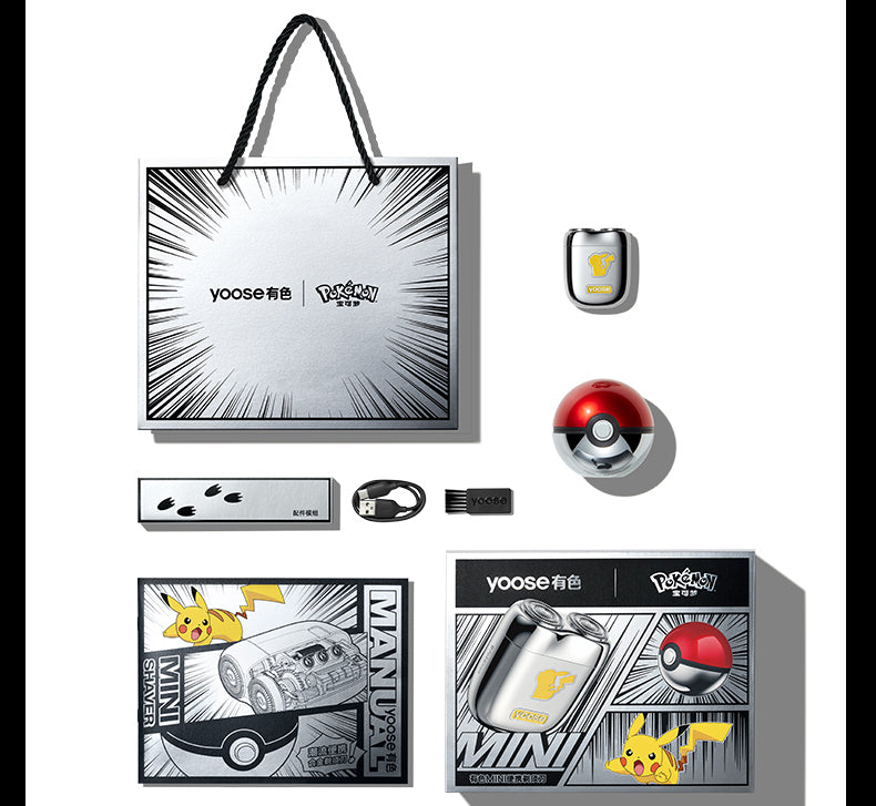 Yoose Electric Shaver Pokémon Limited Edition