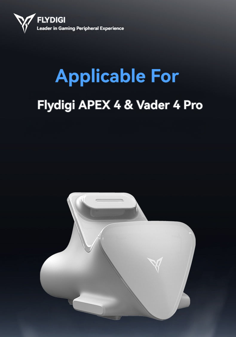 apexシリーズおよびベイダーシリーズコントローラーのflydigi磁気充電スタンド