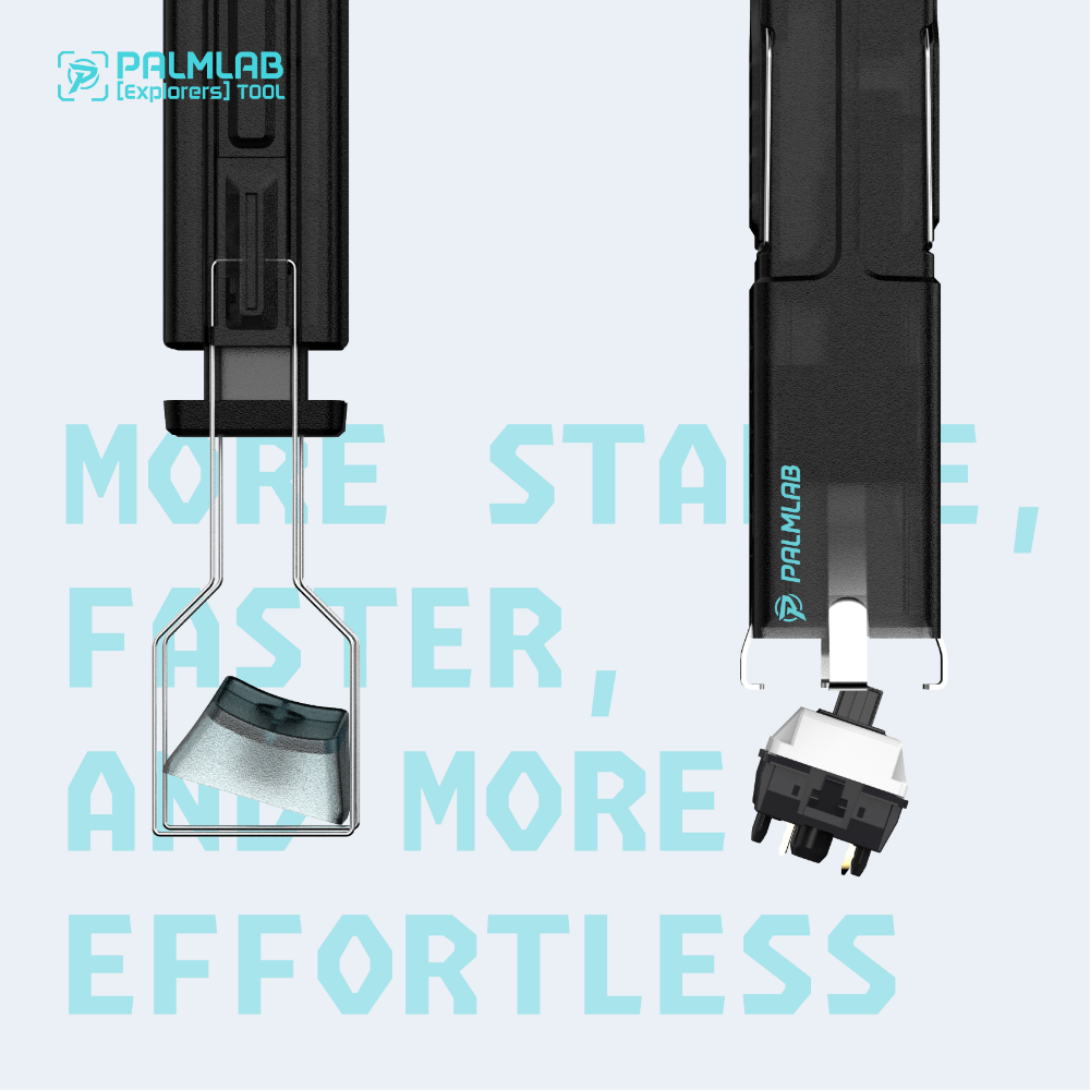 PALMLAB 2-in-1 Switch & Keycap Puller with 4-Claw Grip – One-Press Fast Removal