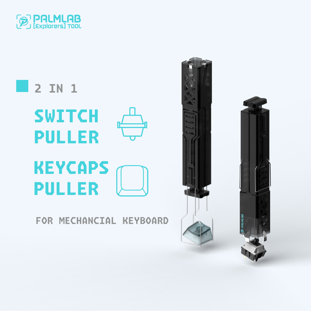 PALMLAB 2-in-1 Switch & Keycap Puller with 4-Claw Grip – One-Press Fast Removal