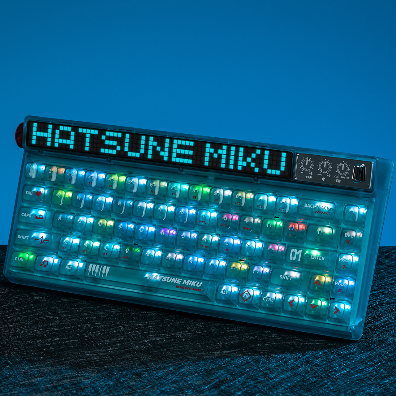 Moeyu Hatsune Miku Heart of Esportsシリーズメカニカルゲームキーボード