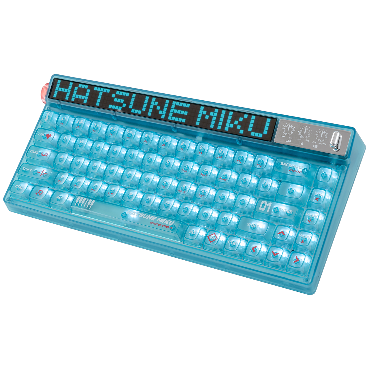 Moeyu Hatsune Miku Heart of Esportsシリーズメカニカルゲームキーボード