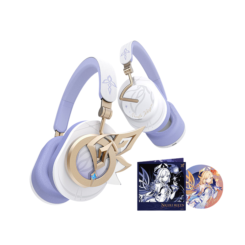 Genshin Impact Clamor Within Nicole Portable Over-Ear Headphones Gift Set