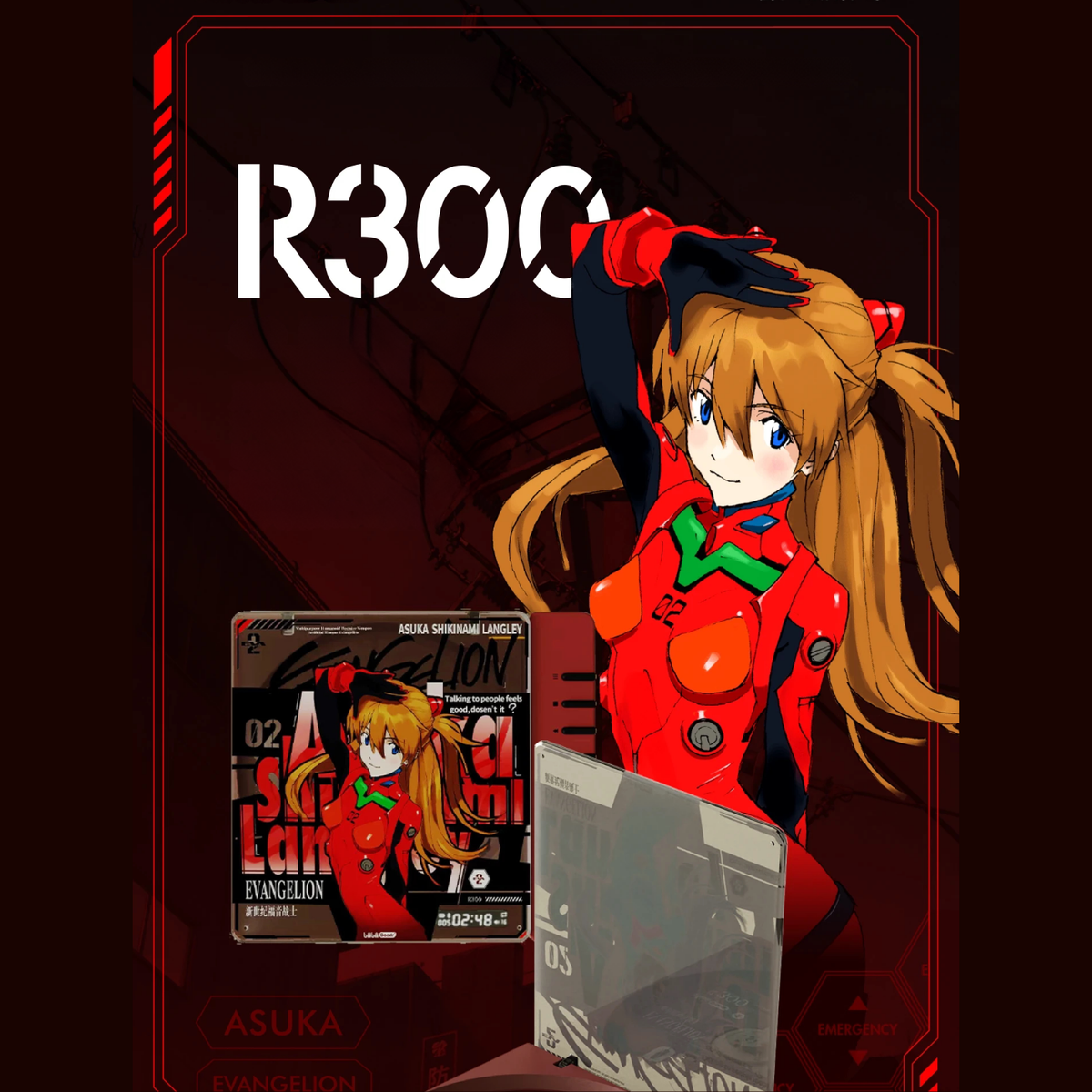 BilibiliGoods Evangelion RECORD Series Asuka CD Player