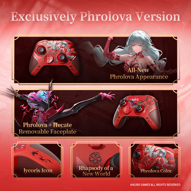BEITONG KP40D Elite Controller Wuthering Waves Phrolova Limited Editio