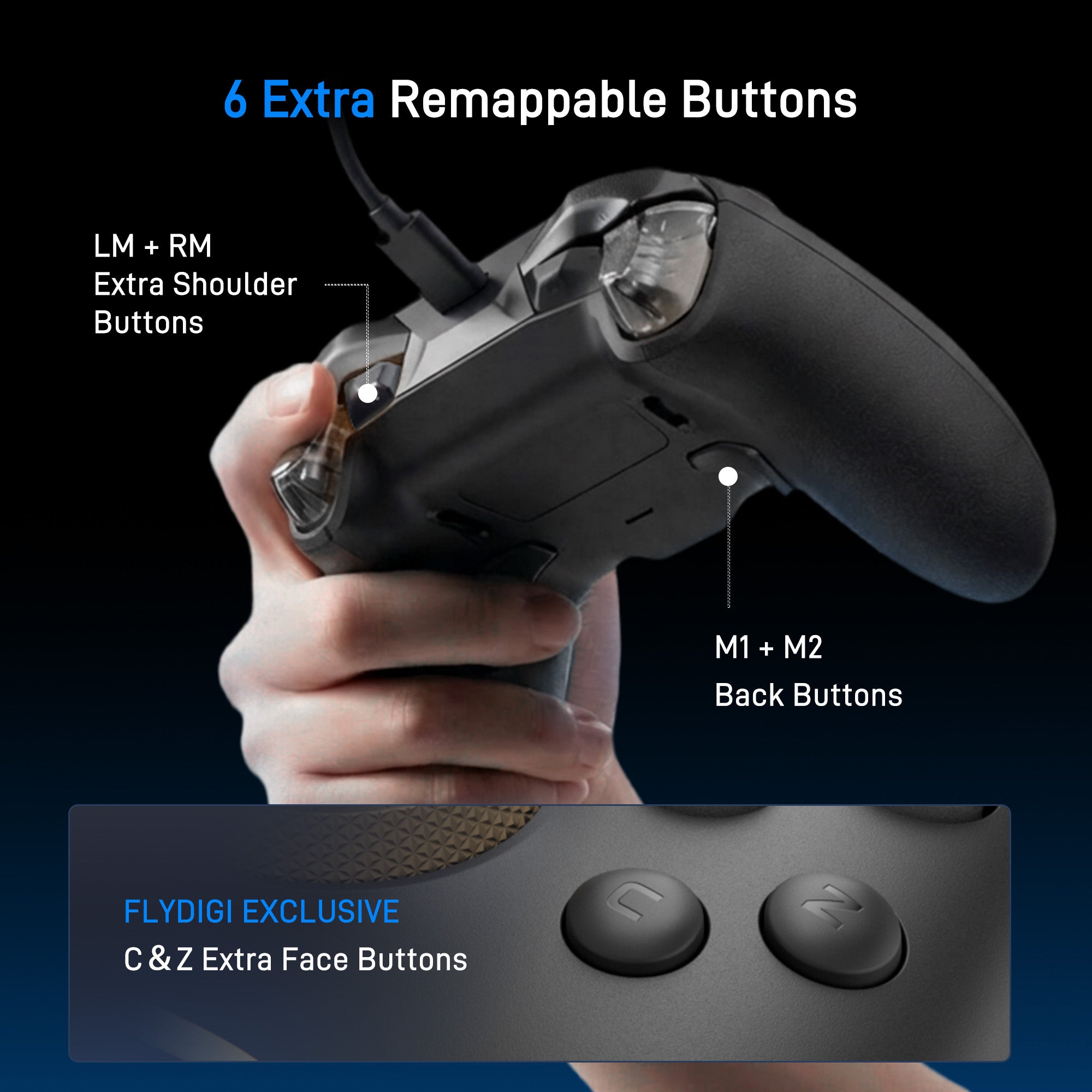 Flydigi Vader 5S Xbox Wired Controller