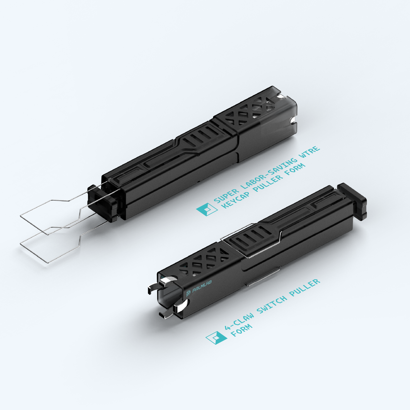 PALMLAB 2-in-1 Switch & Keycap Puller with 4-Claw Grip – One-Press Fast Removal