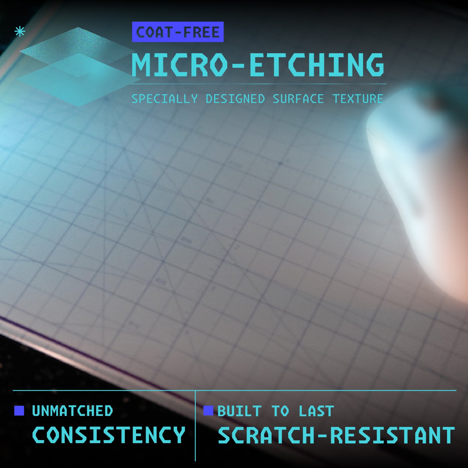 Lancer Pad.001 Glass Gaming Mousepad