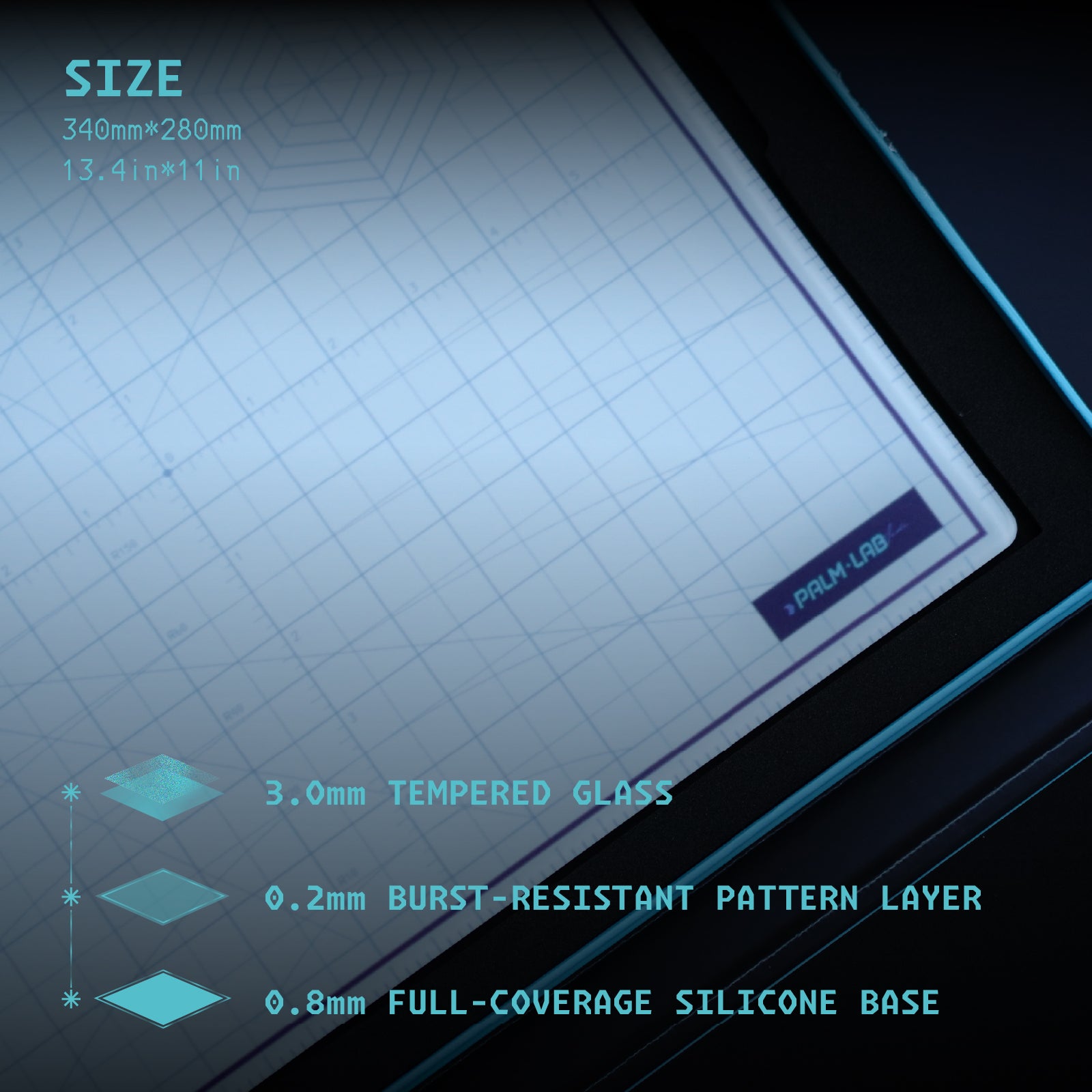 Lancer Pad.001 Glass Gaming Mousepad