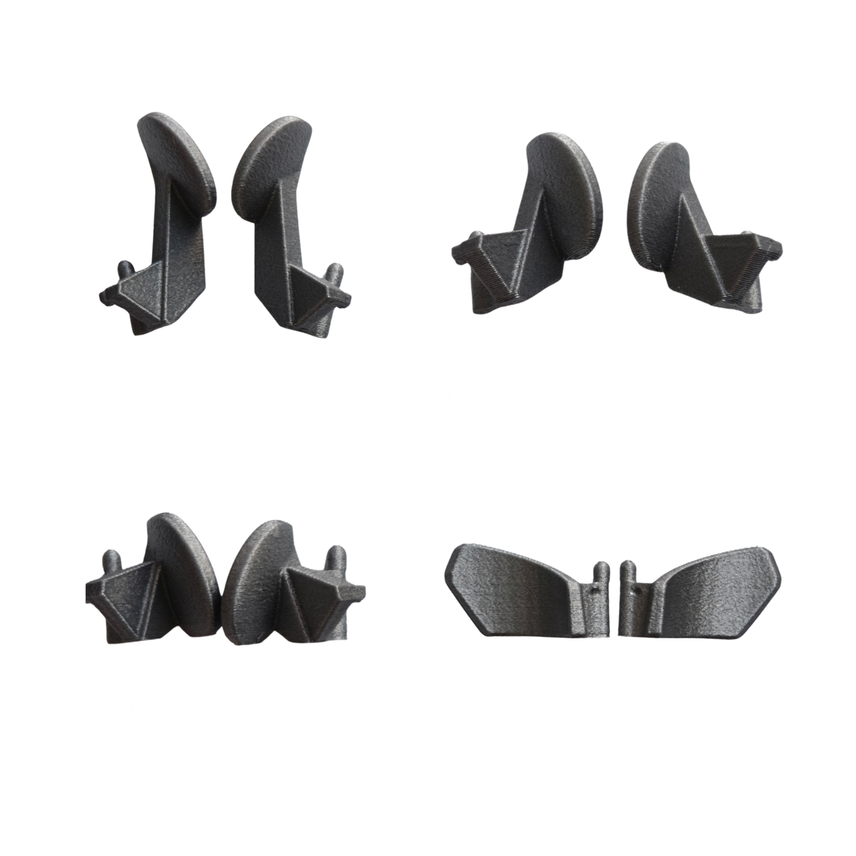 Back Paddles 3D-Printed for Flydigi APEX 6 Series