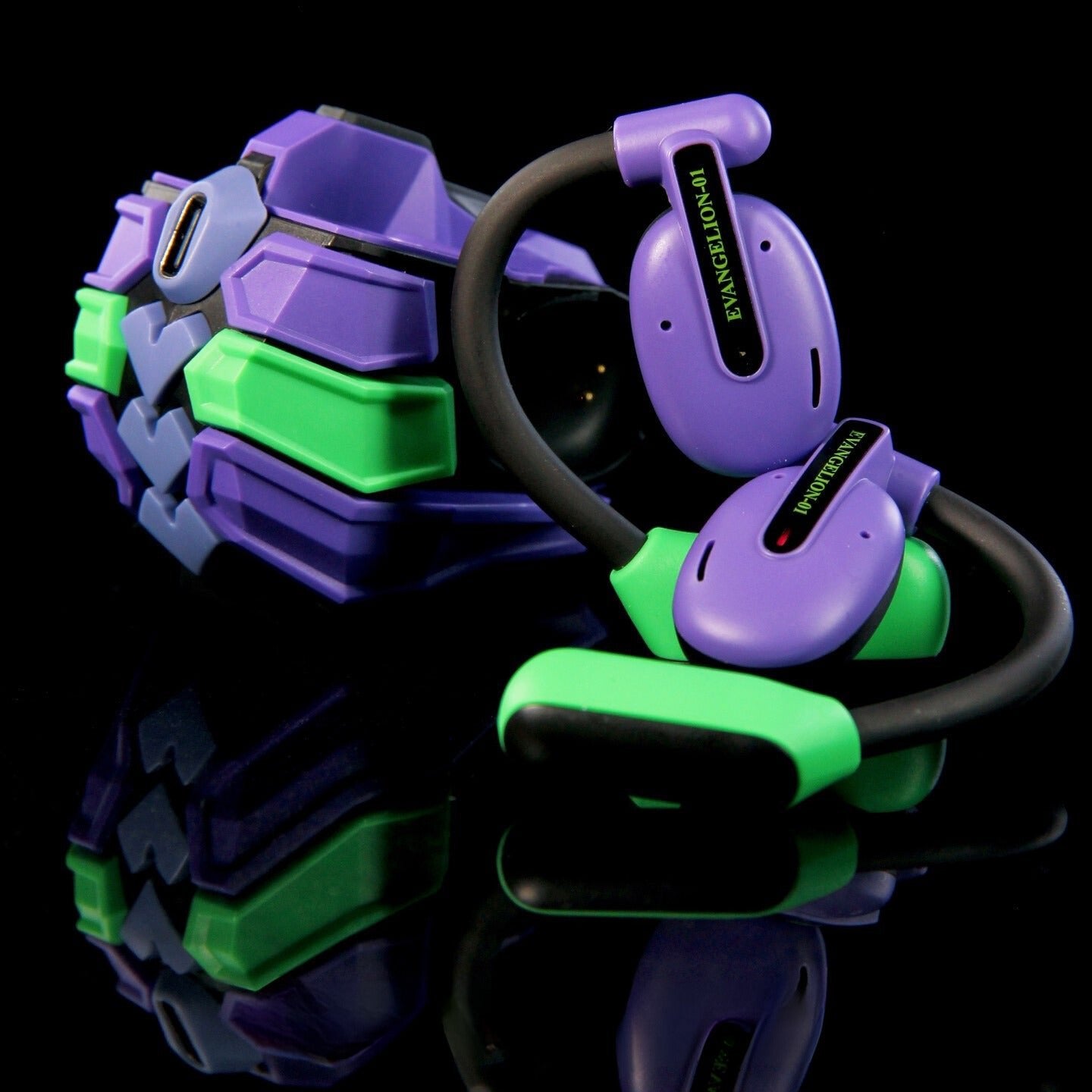 Stumpe EVA-01 Neon Genesis Evangelion Ear-Hookノイズキャンセルイヤホン